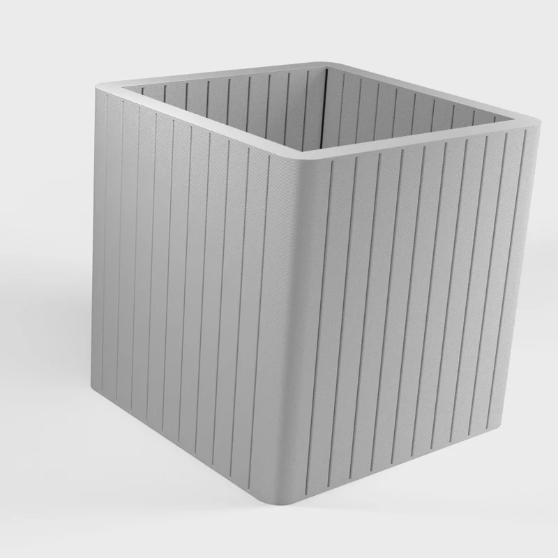 Boîte de rangement réglable avec profil ondulé