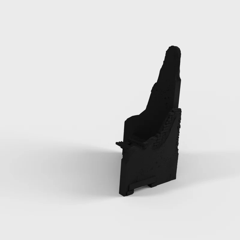 Bâtiment détruit pour diorama de la Seconde Guerre mondiale et jeux de guerre