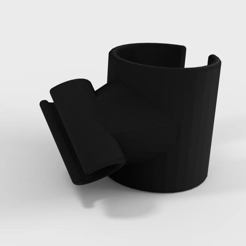 Porte-stylo ergonomique en forme d'anneau comme aide pratique