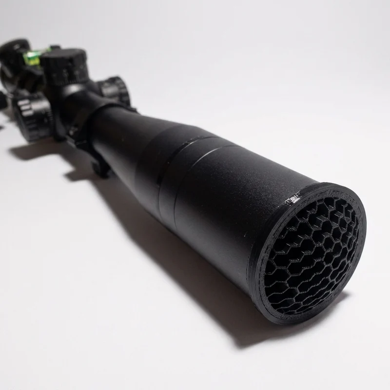 Pare-soleil Honeycomb pour lunette de visée airsoft 40mm