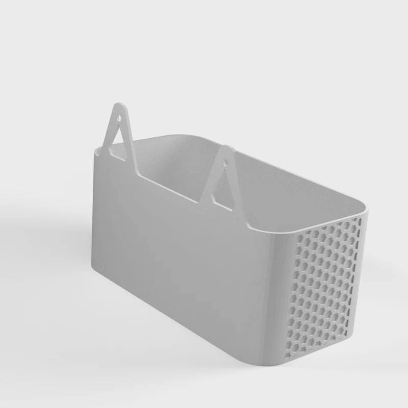 Étagère de salle de bain murale avec motif hexagonal moderne