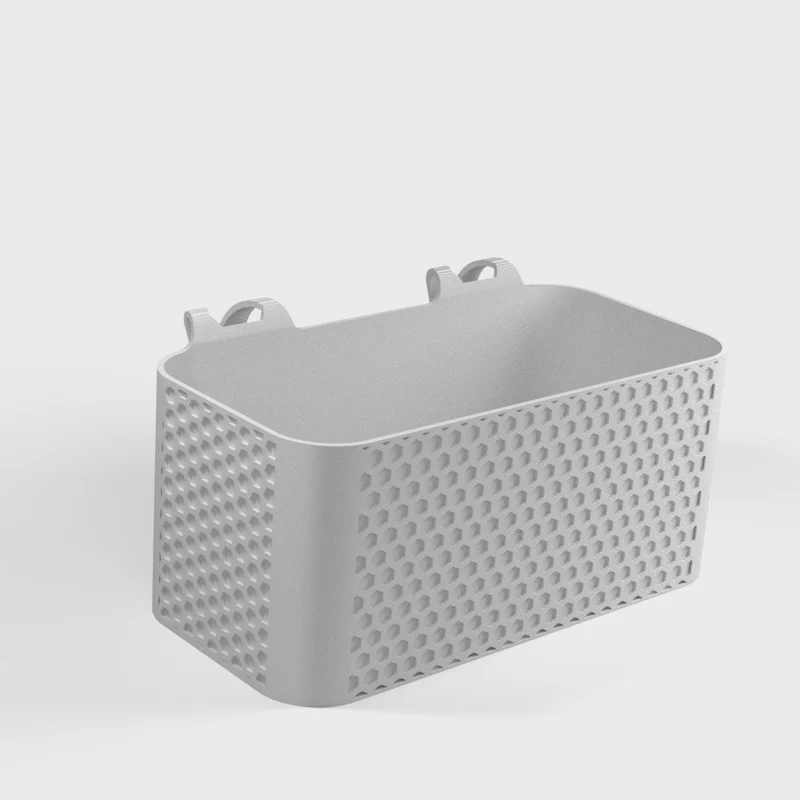 Étagère de salle de bain murale avec motif hexagonal moderne