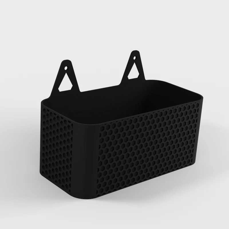 Étagère de salle de bain murale avec motif hexagonal moderne