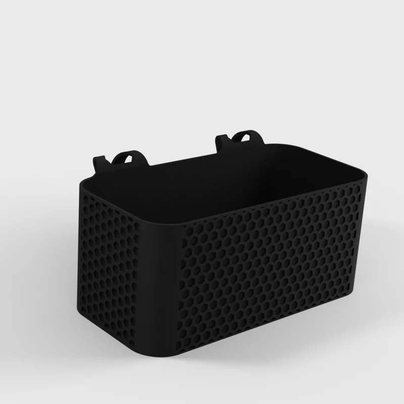 Étagère de salle de bain murale avec motif hexagonal moderne