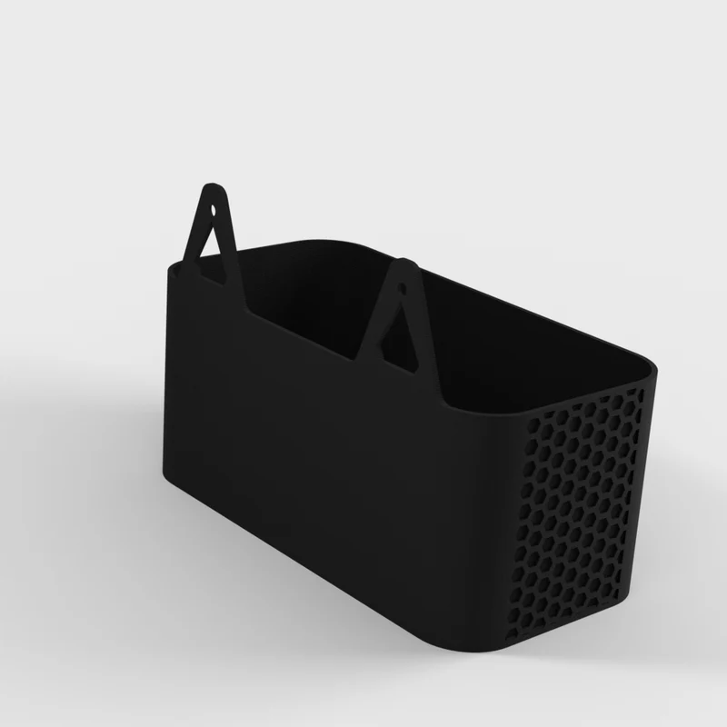 Étagère de salle de bain murale avec motif hexagonal moderne