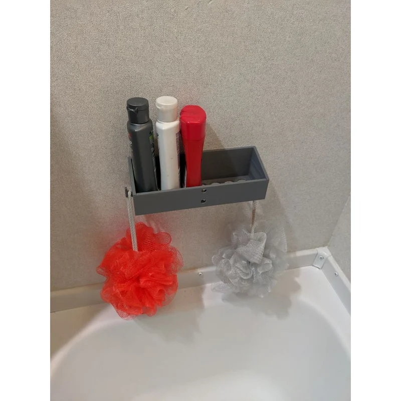 Étagère de douche compacte pour camping-car et caravane