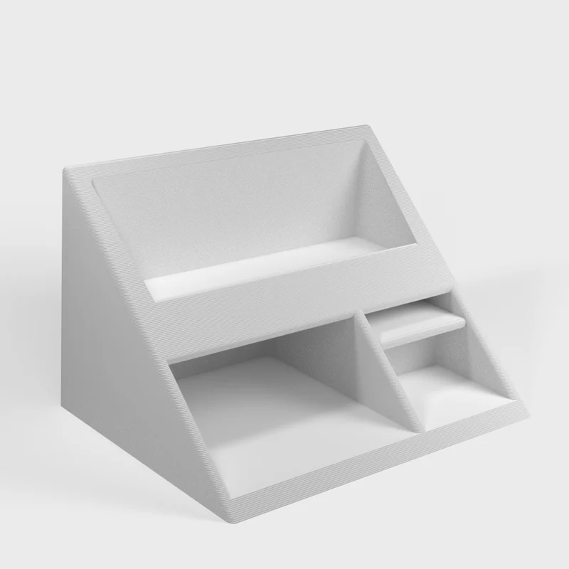 Organisateur de bureau compact pour portefeuille et AirPods