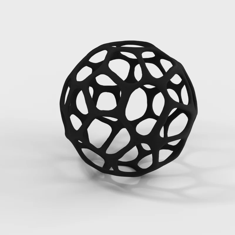 Sphère Voronoi décorative pour un aménagement intérieur moderne