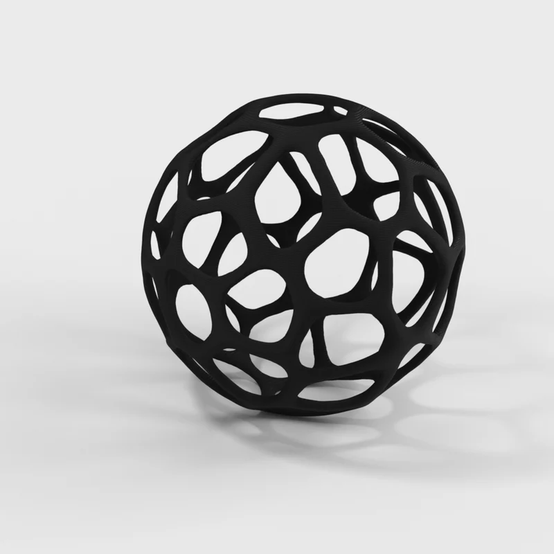 Sphère Voronoi décorative pour un aménagement intérieur moderne