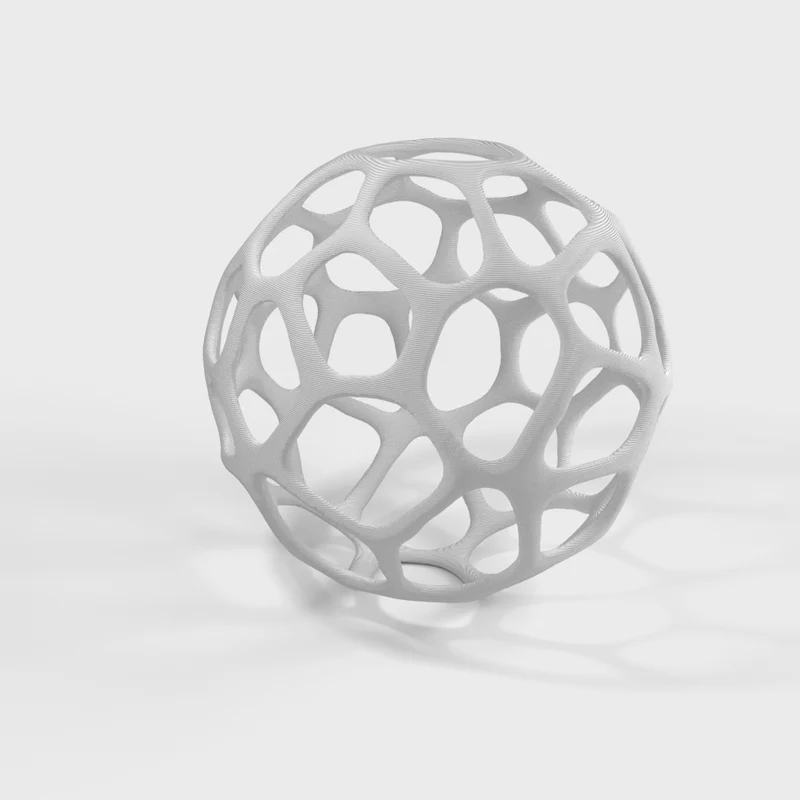 Sphère Voronoi décorative pour un aménagement intérieur moderne