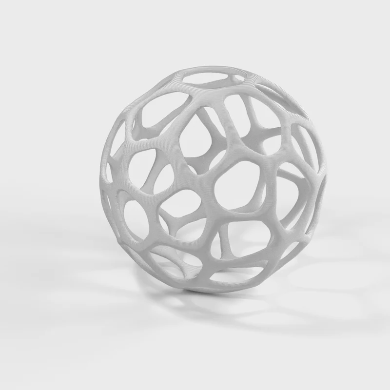 Sphère Voronoi décorative pour un aménagement intérieur moderne