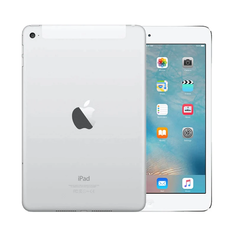 Apple iPad Mini 4 16Go Argent WiFi & Cellulaire - Excellent