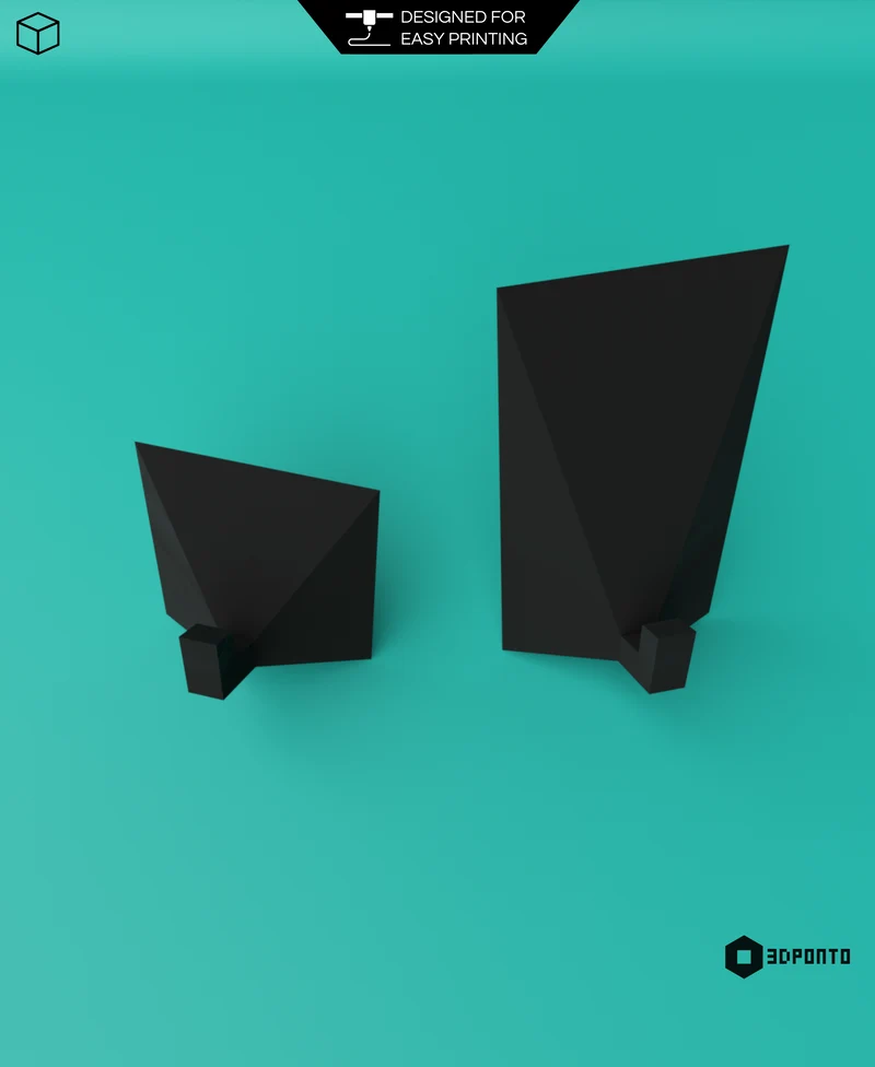Patère murale minimaliste pour une suspension flexible