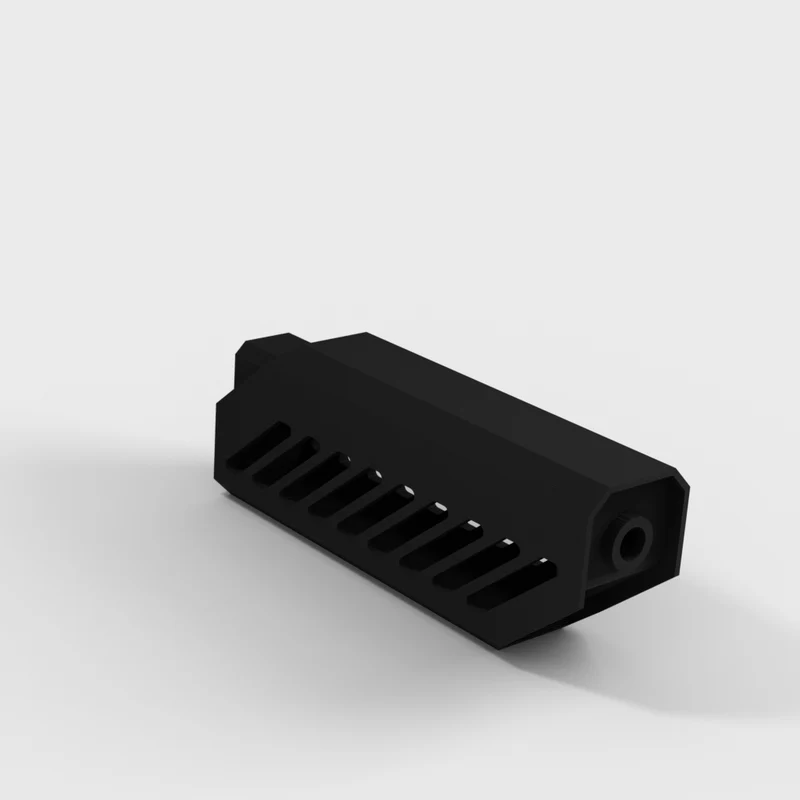 Silencieux futuriste 14mm pour armes airsoft