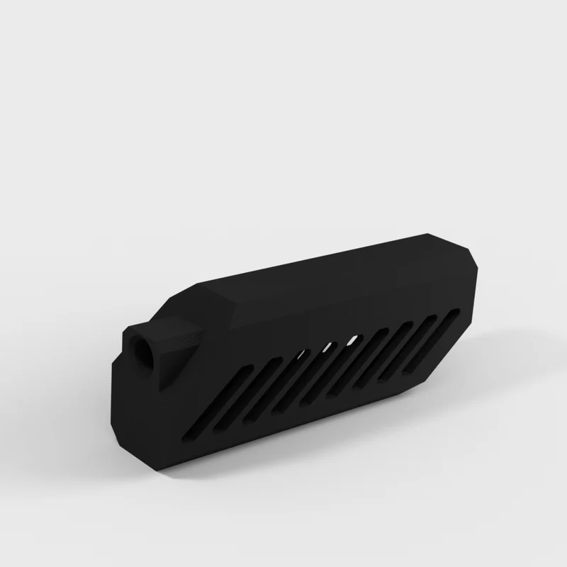 Silencieux futuriste 14mm pour armes airsoft