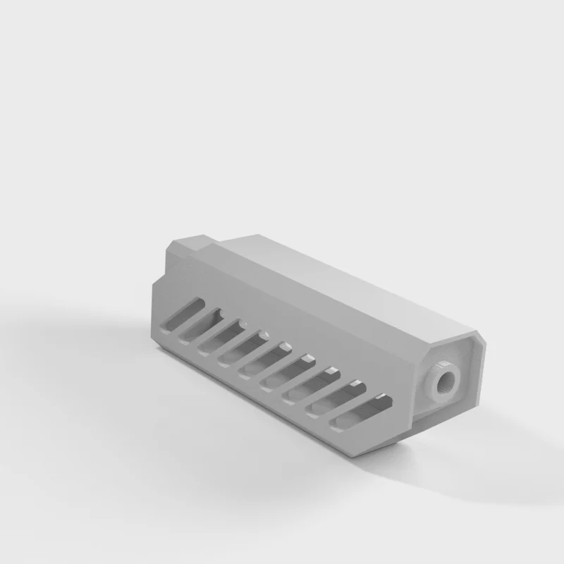 Silencieux futuriste 14mm pour armes airsoft