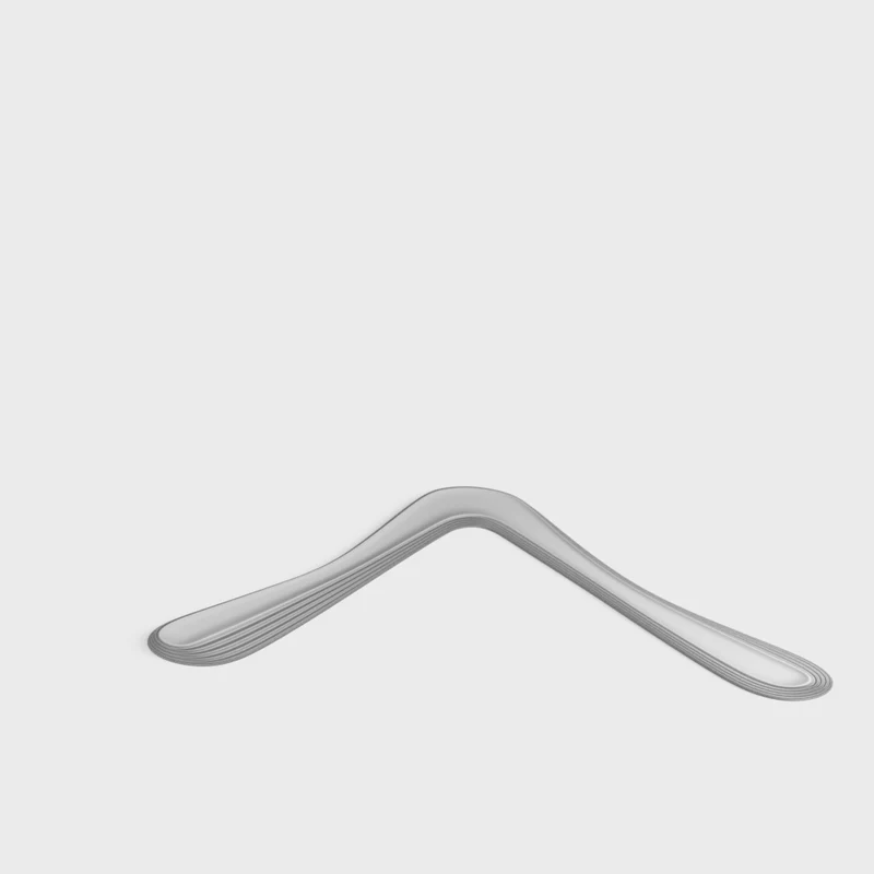 Boomerang aérodynamique classique pour usage extérieur