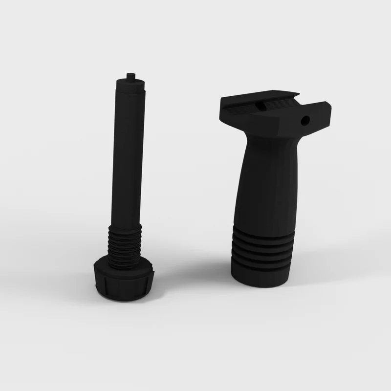 Poignée avant ergonomique pour rails airsoft Picatinny
