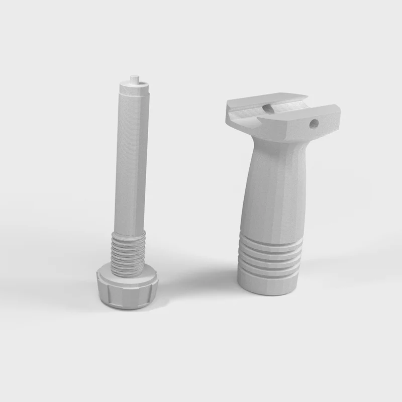 Poignée avant ergonomique pour rails airsoft Picatinny