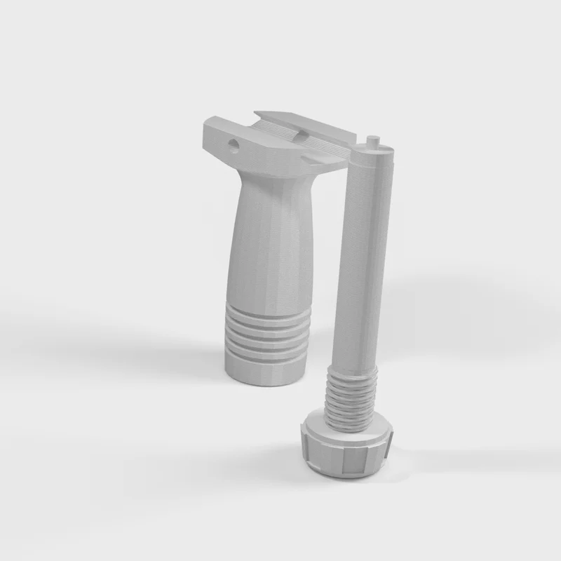 Poignée avant ergonomique pour rails airsoft Picatinny