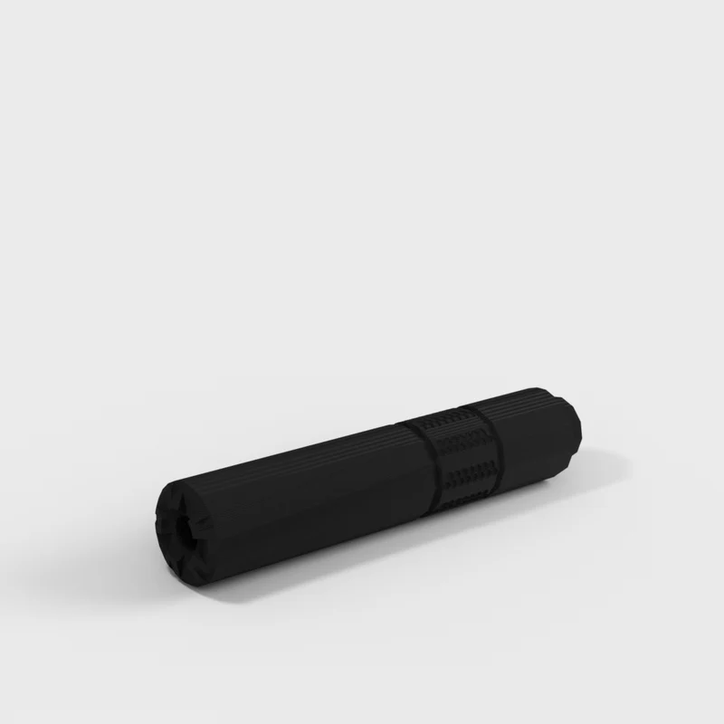 Silencieux pour airsoft avec canon modifié
