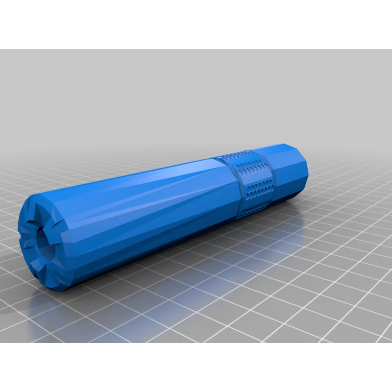 Silencieux pour airsoft avec canon modifié