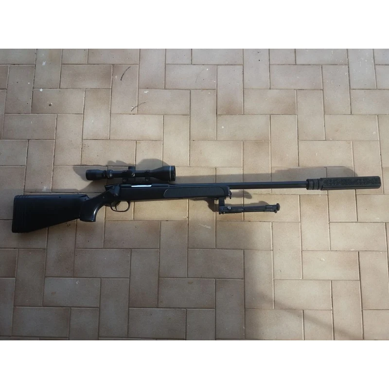 Silencieux Airsoft pour sniper avec montage à pince