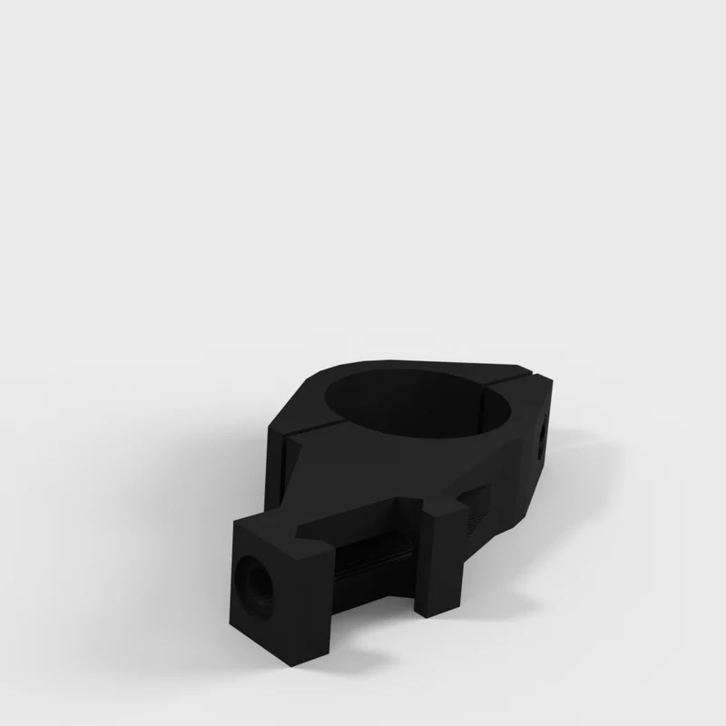 Support de lampe coudé pour rail Picatinny 27,5mm