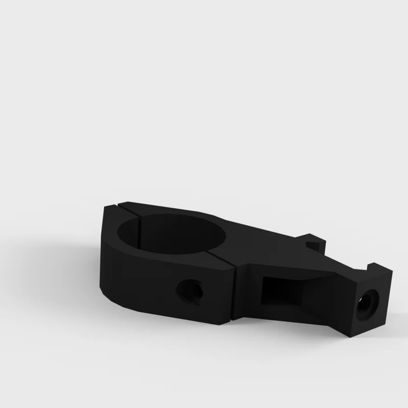 Support de lampe coudé pour rail Picatinny 27,5mm