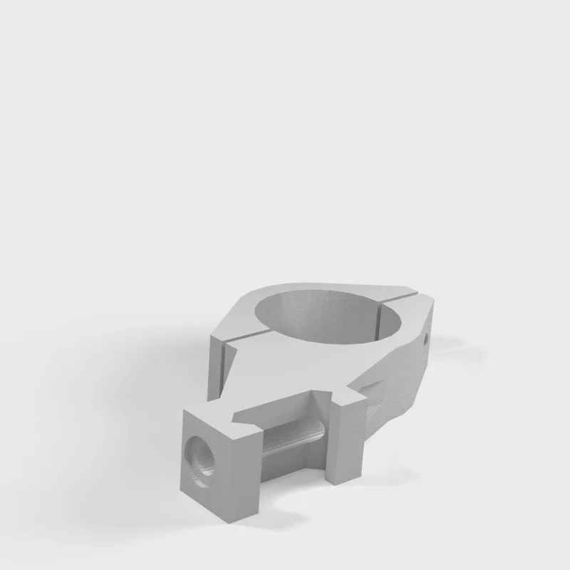 Support de lampe coudé pour rail Picatinny 27,5mm