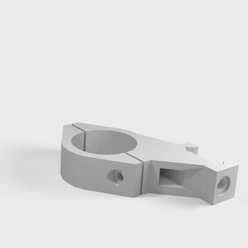 Support de lampe coudé pour rail Picatinny 27,5mm