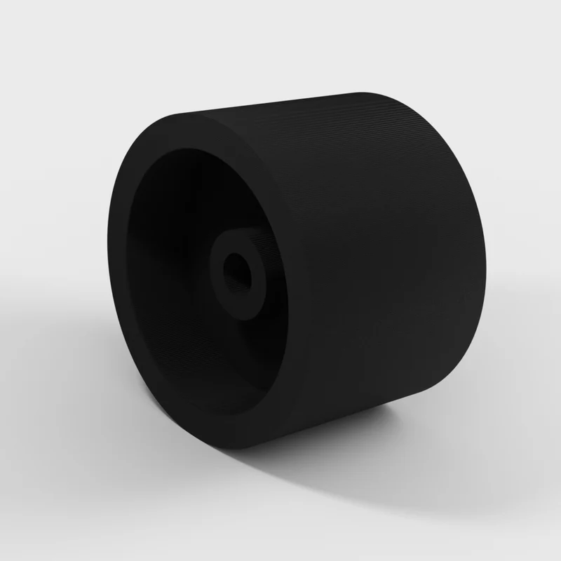Roue anti-scalp pour plateau de tondeuse à gazon