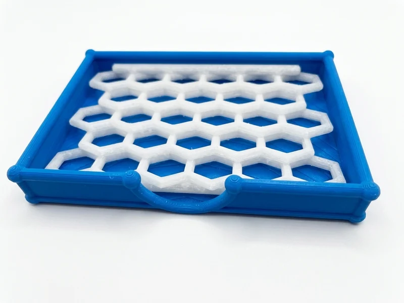 Porte-savon flexible et bac de récupération