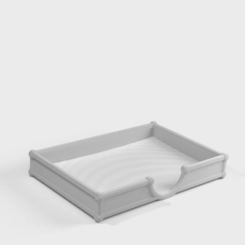 Porte-savon flexible et bac de récupération