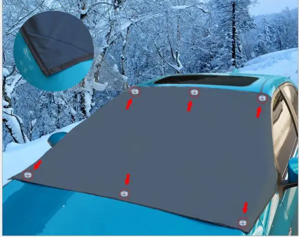 Housse Protection Pare-Brise Magnétique GELVAX