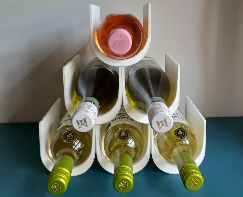 Étagère à vin modulaire et élégante