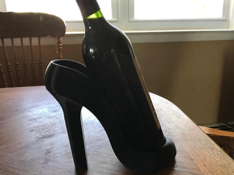 Porte-vin à talons hauts