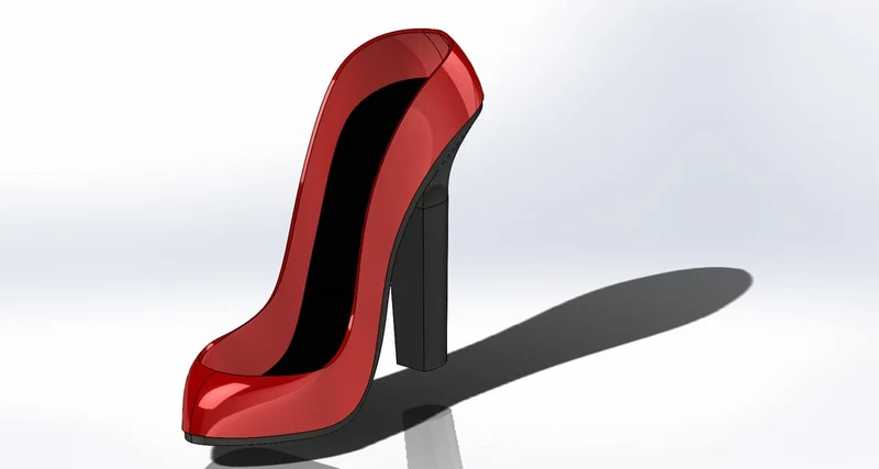 Porte-vin à talons hauts