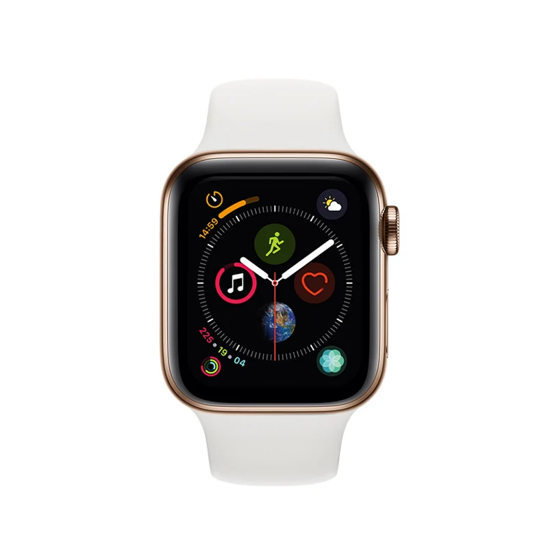 Apple Watch Series 4 Boîtier en acier inoxydable 44mm - Or