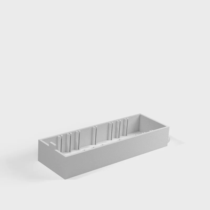 Bac de rangement flexible pour petites pièces