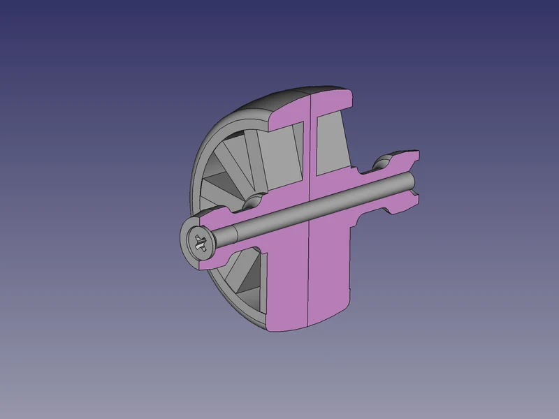 Roue de remplacement pour aspirateur Siemens Z3.0