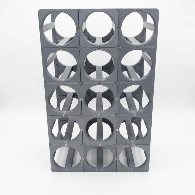 Étagère à vin modulaire - Rangement adaptable et robuste