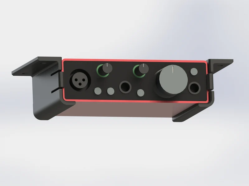 Montage de bureau Focusrite Scarlett Solo