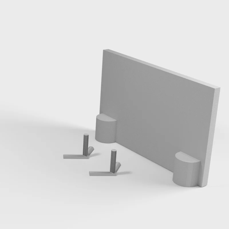 TV à écran plat 75 pouces et support TV à l’échelle 1:12 pour la maison de poupée
