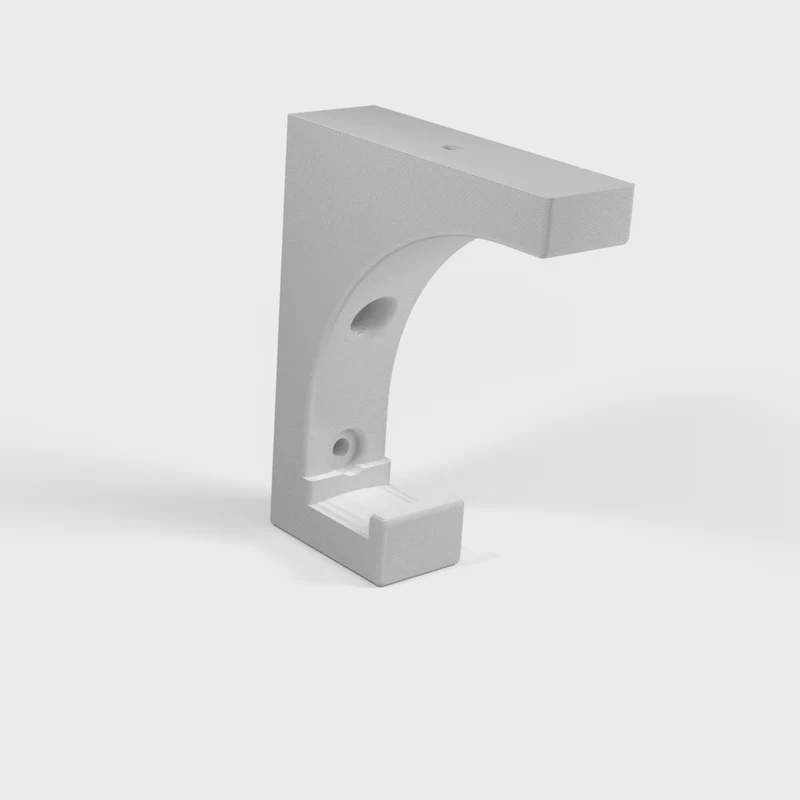Petite étagère murale avec support pour casque
