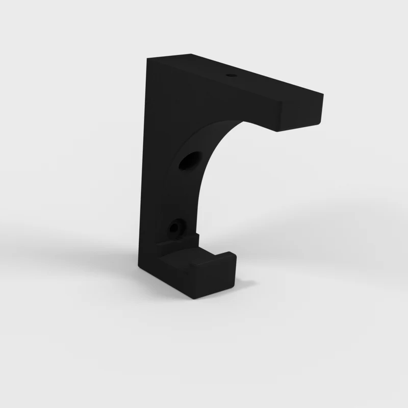 Petite étagère murale avec support pour casque