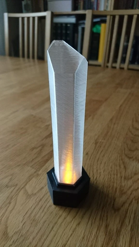 Cristal de puissance Goa'uld Stargate SG-1 lumineux