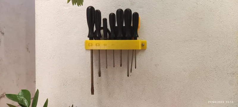 Support de tournevis mural - Organisation efficace de vos outils