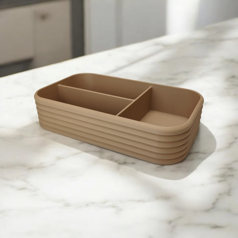 Organisateur de bureau pratique d'inspiration rétro