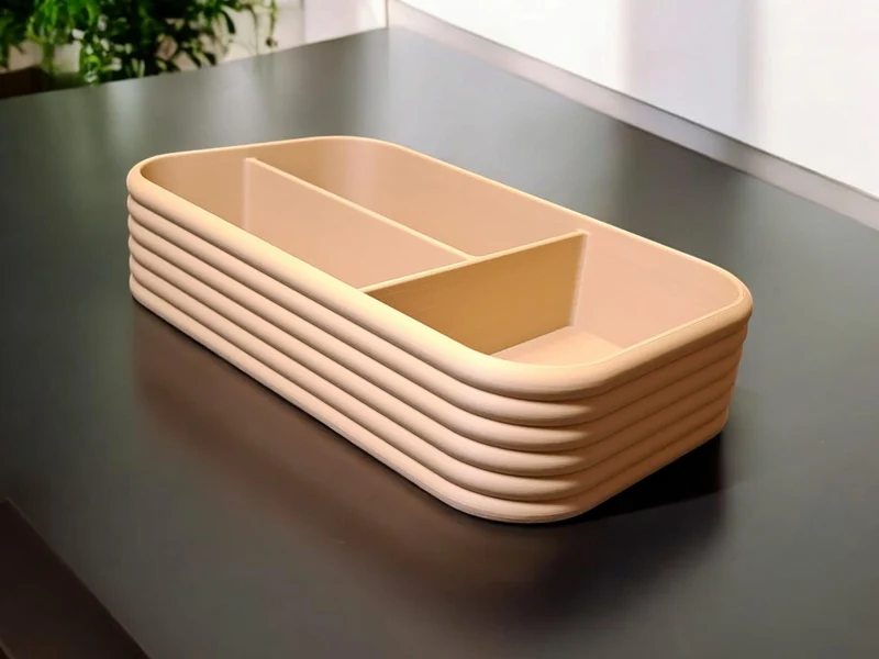 Organisateur de bureau pratique d'inspiration rétro